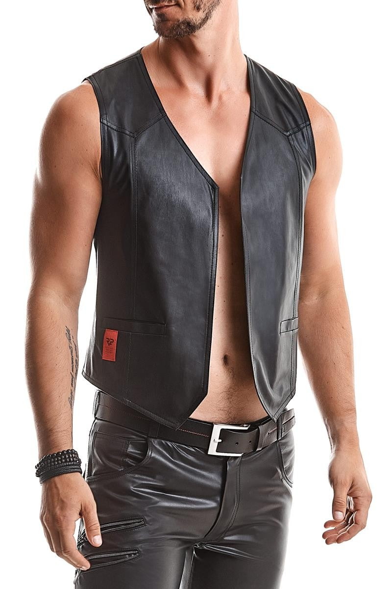 Herren Weste RMOliver001 schwarz von Regnes Fetish Planet Herren Weste RMOliver001 schwarz von Regnes Fetish Planet